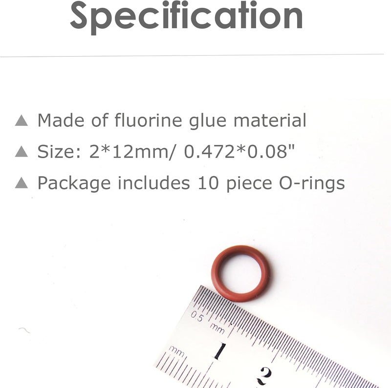 BRS Sealing Ring Stove 3000T Stove 10 Piece O-Ring Ultralight Backpacking Stove Titanium Camping Stove 25g 10Pcs - Image 2